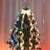 Panglică LED de Crăciun  Aurie, lungime 20 m , 200 LED-uri, Baterii, Multicolor