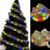 Panglică LED de Crăciun  Aurie, lungime 4 m , 40 LED-uri, Baterii, Multicolor